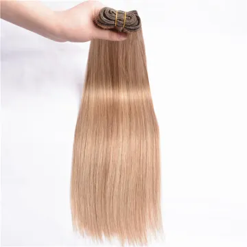 Brazilian Cuticles Aligned Virgin Human hair Straight Bundles Weave Piano color Human Hair Bundles