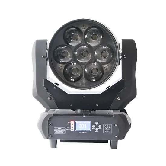 Professional 7pcs 40W RGBW 4in1 Beam & Wash LED Moving Head Light for Stage Lighting Equipment