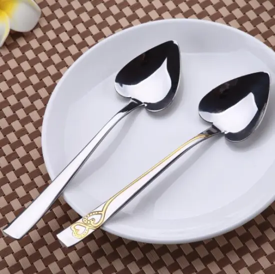 Heart-shaped Stainless Steel Spoon for Honey