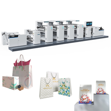 High-Speed 4, 6, 8 Color Paper Bag & Paper Cup Flexographic Printing Machine