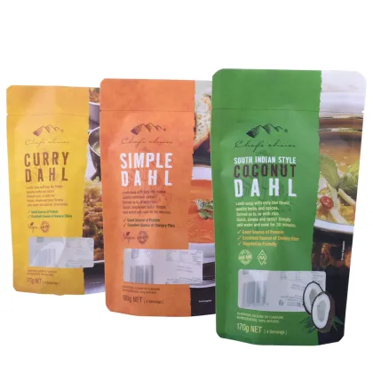 aluminium foil food heal seal snap bag