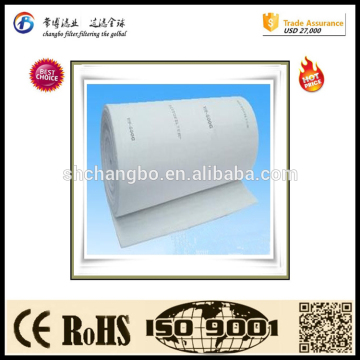 Hot sale 400g polyester ceiling air ventilation filter roll media