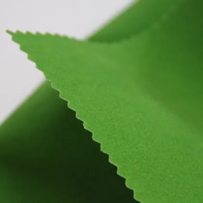 Green Flocking fabric