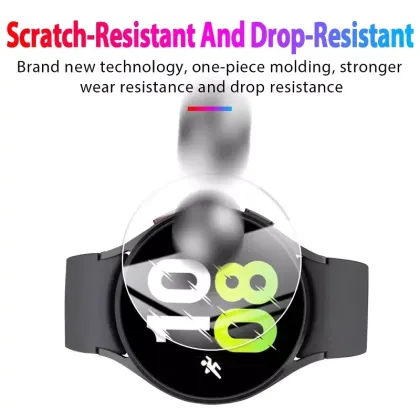 2.5D Smart Watch Tempered Glass Protector for Huawei, OnePlus, Oppo Watch 4 Pro and Samsung Watch 6