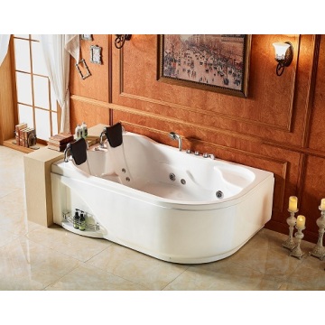 Double Person Acrylic Whirlpool Massage Bathtub