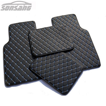Universal Anti-Slip Leather Car Floor Mats with OEM Logo