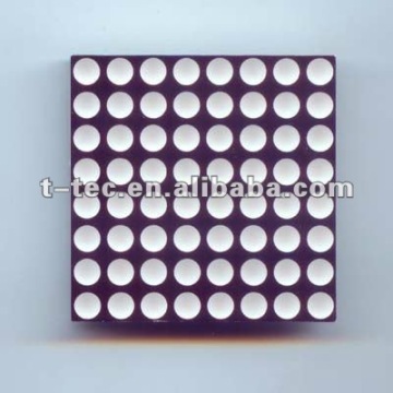 Matrice à points LED Blue de 1,9 mm 8x8