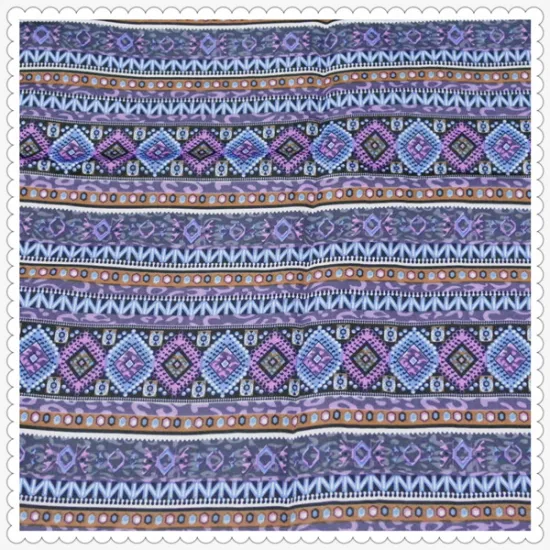 National style chiffon fabric for making clothes and dress