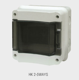 Ip55 12 Way Electrical Distribution Box , Plastic Illumination Box For Station / Hospital