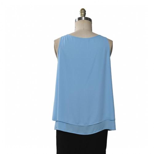 Damesblouse met kanten hals