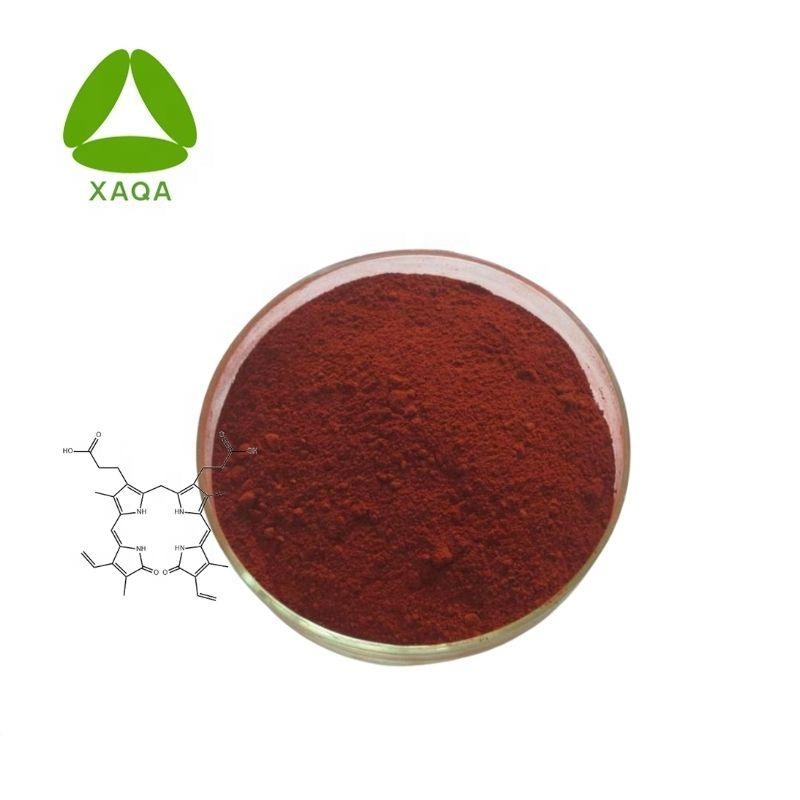 API 90% Bilirubin-Pulver CAS Nr. 635-65-4 Antioxidation