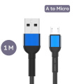 Câbles micro-usb tressés PP en gros