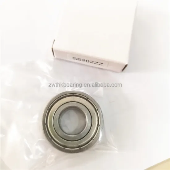 SS6205-2RS/2Z Stainless Steel Deep Groove Ball Bearing