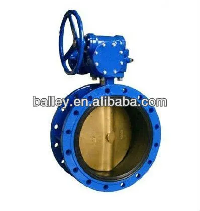 large flange butterfly valve with EPDM sealing PN16
