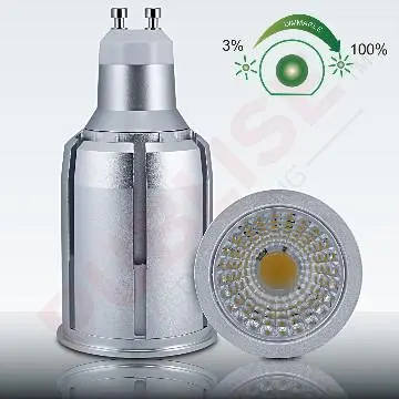 Patented 38Degree 10W COB LED spotlight GU10 Cold-foring Cup