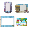 Novelty Wooden Photo Frame Refrigerator Sticker Unique Gift Idea