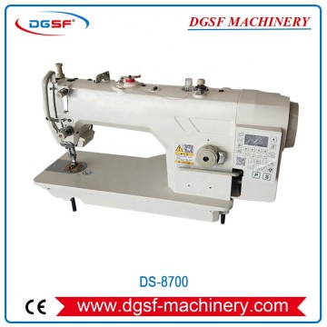 Tek İğne Direkt Drive Lockstitch Yüksek Hızlı Endüstriyel Dikiş Makinesi DS-8700