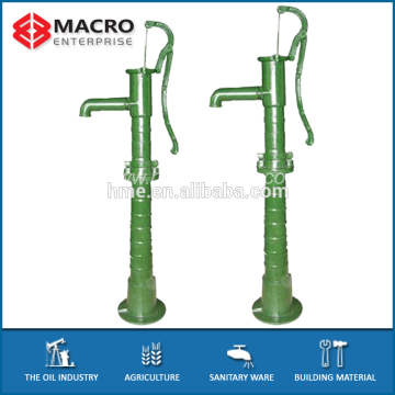 Green Painted Cast Iron manual Drinking Water Transfer Pump