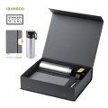 stationery set with notebook pen and a cup