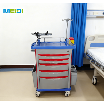 High Quality ABS Emergency Medical Trolley