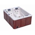 Chlorfreie Outdoor-Whirlpool-Whirlpool-Badewanne für 3 Personen