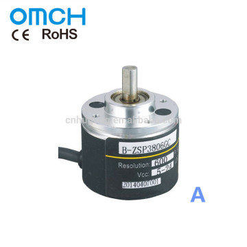 OVW2 / OEW2 Series 38mm Optical Shaft Incremental Rotary Encoder