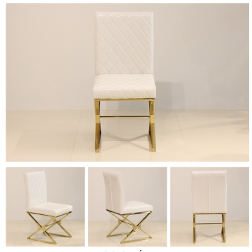 Combinaison de table et chaise de salle à manger en marbre minimaliste italien