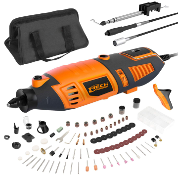 Factory Direct 130PCS Rotary Tool Accessory Kit: Comprehensive 170W Set for Cutting, Engraving & Drilling