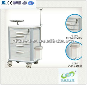 Hospital table trolley cart bedside table