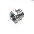 5/8-24 to 13/16-16 Fuel filter stainless steel adapter