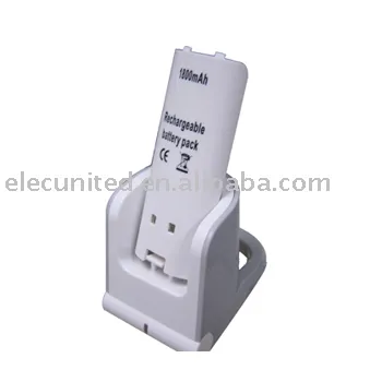 1800mAh Rechargeable Battery Pack for Wii