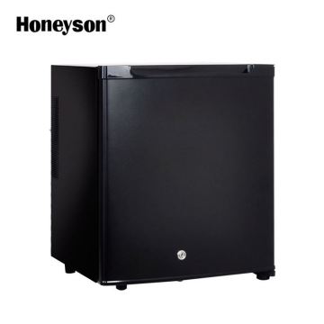 Noise-Free Mini Fridge: Hotel 40 Liter Black Beverage Refrigerator