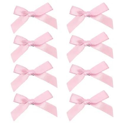 35mm Medium Size Children and Adult Hair Accessories: Webbing Bow Dovetail Hair Clip for Babies