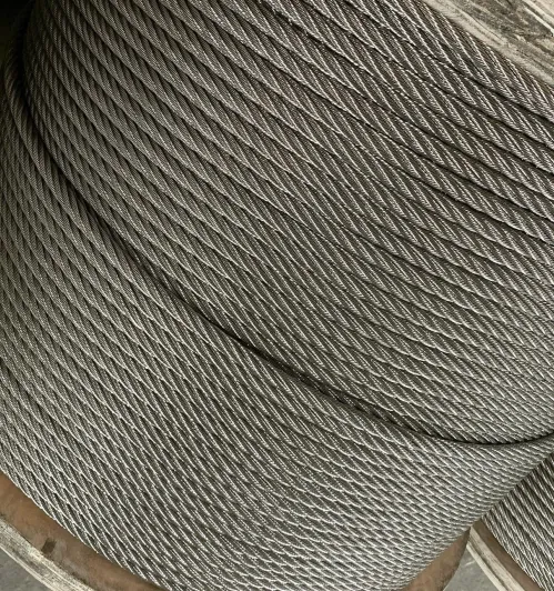 6X37 stainless steel wire rope 10mm 316