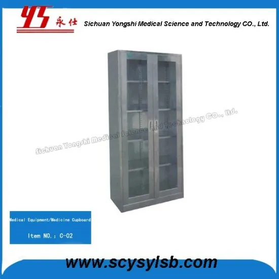 2-door Steel Medical Hospital Equipment/Surgical Instrument Cupboard cabinet