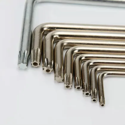 Nickel Plated L Type Hexagon Keys: Double-Ended Allen Wrenches