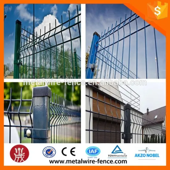 PVC coated welded wire fence wall mesh