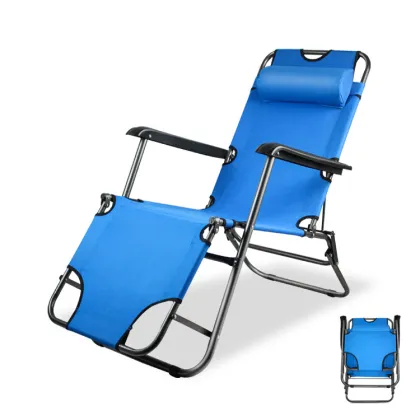 Custom Aluminum Outdoor Folding Camp Lounge Chair Set