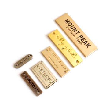 Alphabet Charms Metal Labels for Clothing & Accessories