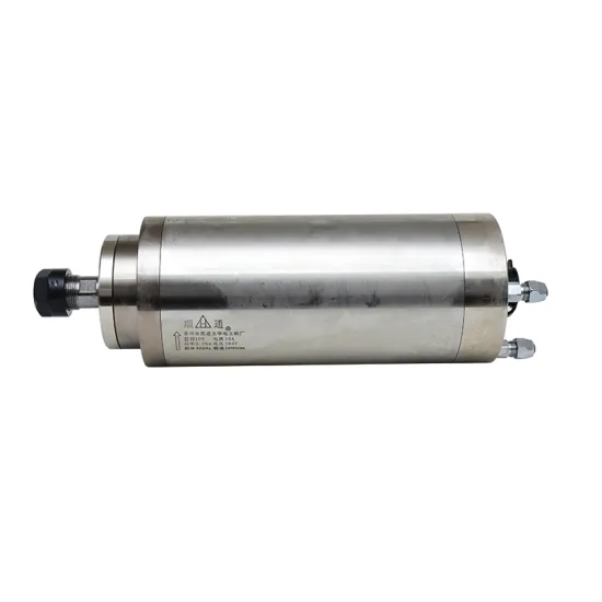 High Precision 5.5KW 380V ER25 Collet Stone Water Cooled Spindle Motor for CNC Router Milling