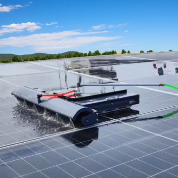 Factory New Solar Panel Cleaning Robot for Automated Solar Panel Cleaning