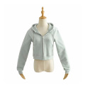 Women's casual zipper hoodie