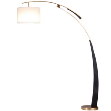 Creative Fishing Arc Standing Floor Lamp for Office and Living Room