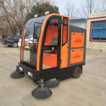 Electric Ride-On Floor Scrubber for Restaurants - Automatic Sweeper with Core Motor