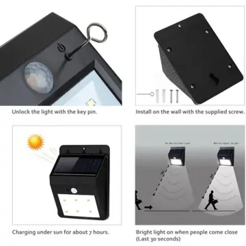 Porch &Gardern motion senser wall light