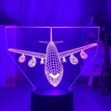 3D LED Night Light RC Toy: La lampe de chasse de chasse à avion de guerre aérienne ultime pour les amateurs et les garçons de l'avion de jet militaire