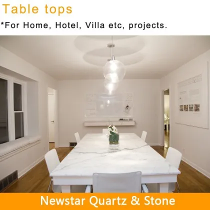 Newstar imported white carrara marble table top