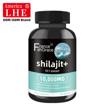 Cápsulas de Shilajit 10:1 Extracto de apoyo energético