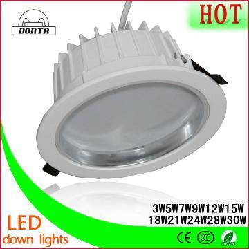 5W/7W/9W/12W/15W aurora downlighters met Epistar