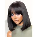 Realist HD Lace Scurt Black Bob peruci